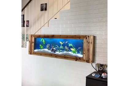 SEAZONE Wall Mounted Aquarium - Wooden SEAZONE Wall Mounted Aquarium - Wooden