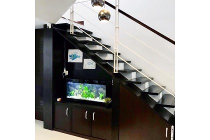 SEAZONE Wall Mounted Aquarium - Crystal Black SEAZONE Wall Mounted Aquarium - Crystal Black