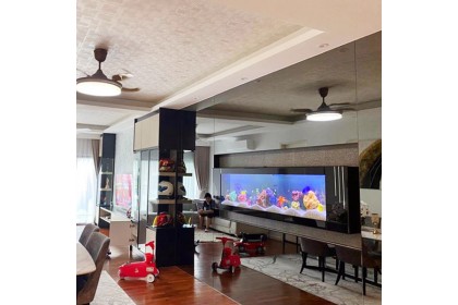 SEAZONE Wall Mounted Aquarium - Sparkle Black SEAZONE Wall Mounted Aquarium - Sparkle Black