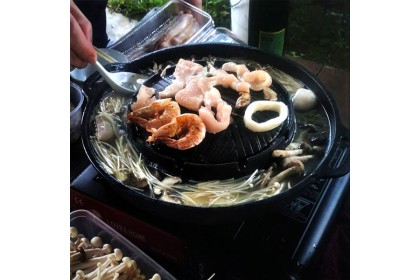 Cast Iron Mookata Pan