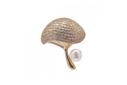 Mushroom Fresh Water Pearl Brooch Mushroom Fresh Water Pearl Brooch